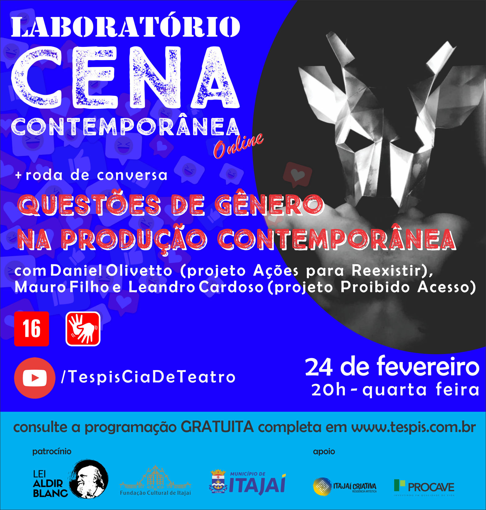 Panorama das artes: saiba como foram as conversas sobre direção, atuação,  iluminação e dramaturgia na SP Escola de Teatro